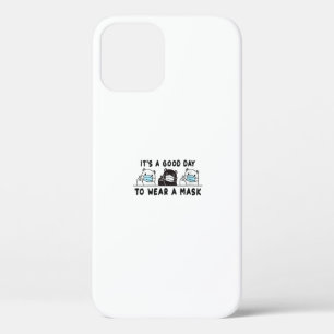 Womens Polar Bear Black Bear Wearing Face Mask Case-Mate iPhone Hülle