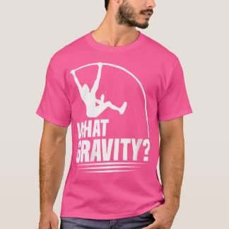 Womens Pole Vaulfield Trackfield Pole Vaulter Hand T-Shirt