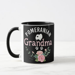 Womens Pomeranian Dog Gifts For Grandma Dog Lover Tasse