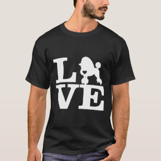 Womens Poodle Lover Dog T-Shirt