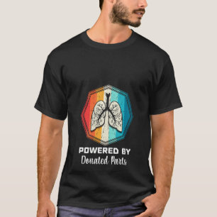 Womens Powered Lung Transplantation Fighter Recipi T-Shirt