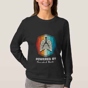Womens Powered Lung Transplantation Fighter Recipi T-Shirt