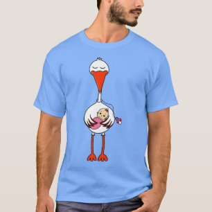 Womens Pregnancy Ankündigung Kind Mädchen lustige T-Shirt