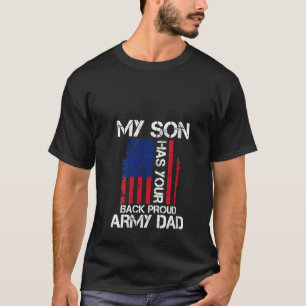 Womens Proud Army Vater USA US Flag erschüttert T-Shirt