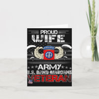 Womens Proud Ehefrau Army Us 82. Im Flugzeug Veter