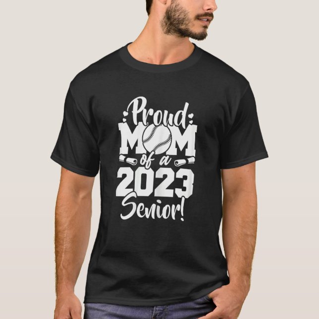 Womens Proud Mom Of A 2023 Senior Sport Lover Base T-Shirt (Vorderseite)