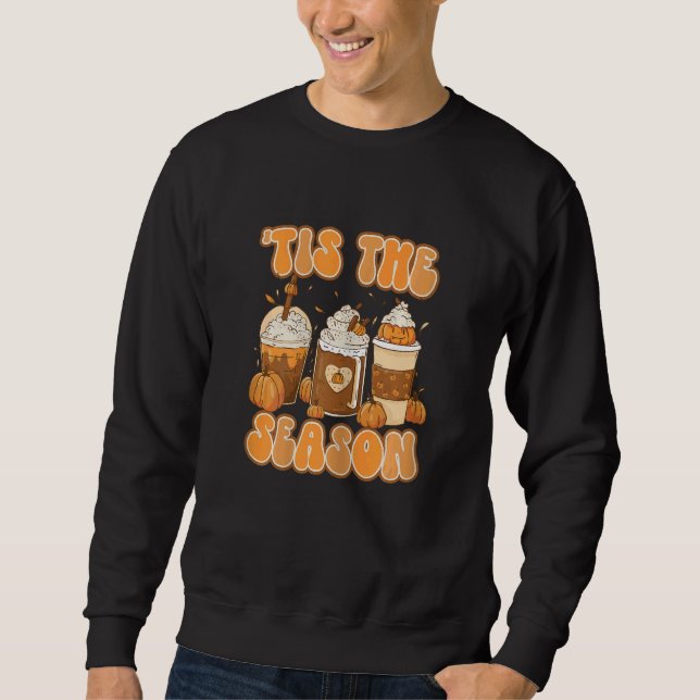 Womens Pumpkin Spice   'Tis the Season   Fall Seas Sweatshirt (Vorderseite)
