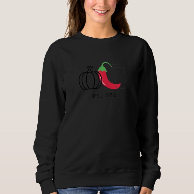 Womens Pumpkin Spiced Latte Season for Fall Autumn Sweatshirt (Vorderseite)