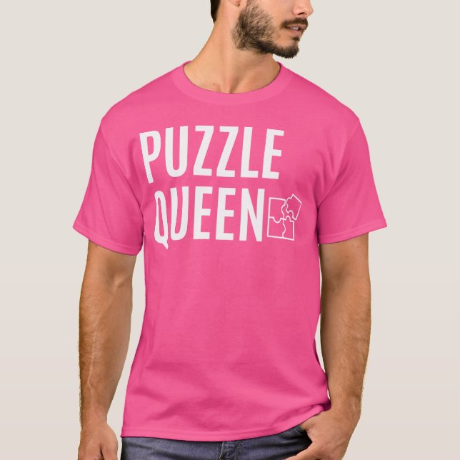 Womens Puzzle Queen Jigsaw Puzzle Master T-Shirt (Vorderseite)