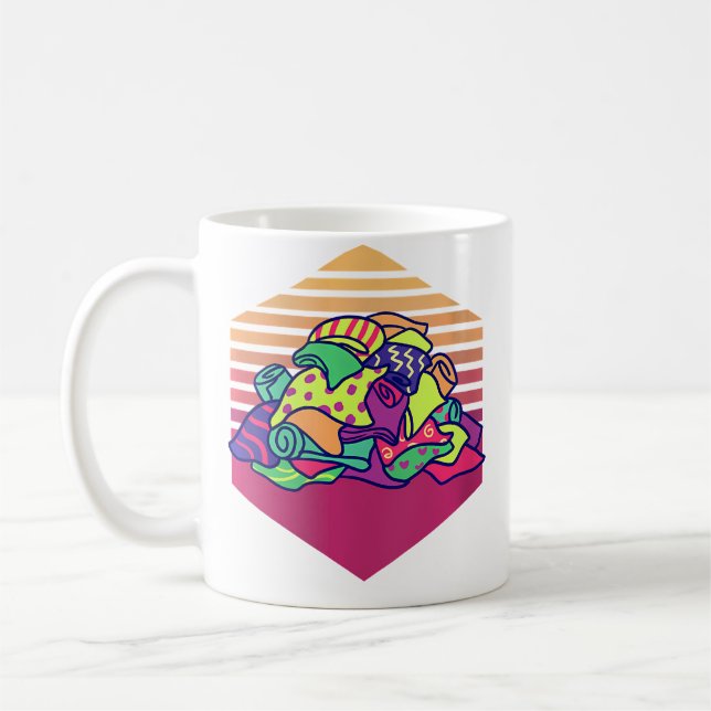 Womens Quilting Vintage Quilting Lover Kaffeetasse (Links)