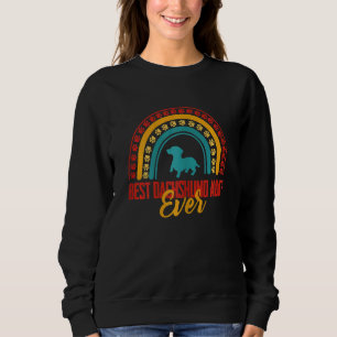 Womens Rainbow Dackel Tante Dackel Owner Dach Sweatshirt