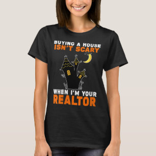 Womens Realtor Halloween Real Anwesen Agent & Brok T-Shirt