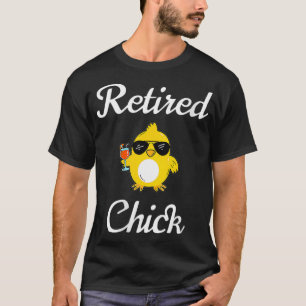 Womens Remüde Chick Funny Retirement Party VNeck T-Shirt