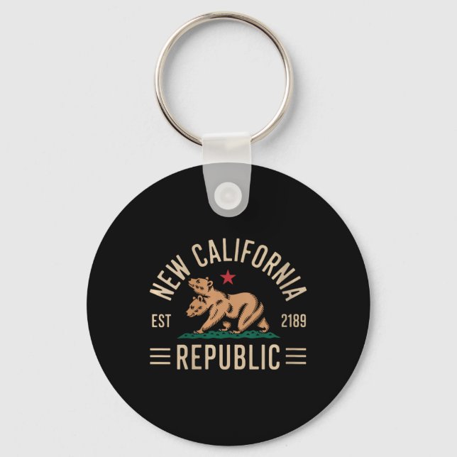 Womens Republic California Wear New California Rep Schlüsselanhänger (Vorderseite)