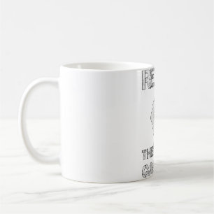 Womens Resist der Gaslight Fist VNeck Kaffeetasse
