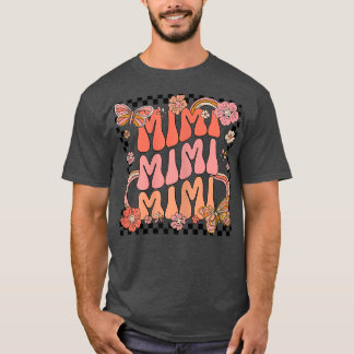 Womens Retro Groovy Mimi Beste Mimi T-Shirt