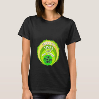 Womens retro vintage 80's 90s Success lives outsid T-Shirt