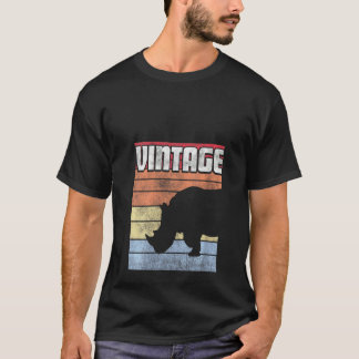 Womens Rhino Rhinoceros Retro Style Vintager 70er  T-Shirt