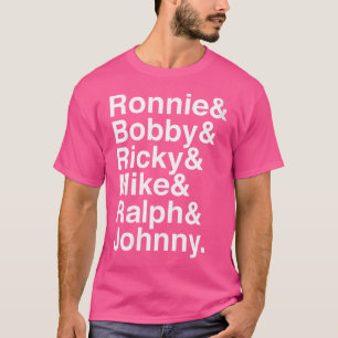 Womens Ronnie Bobby Ricky Mike Ralph Johnny Funny T-Shirt