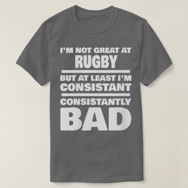 Womens Rugby Sprichwort ständig Bad Funny Rugby P T-Shirt (Design vorne)
