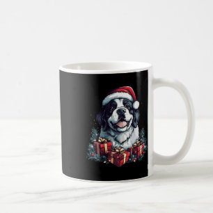 Womens Saint Bernard Weihnachtsmannmütze Funny Chr Kaffeetasse