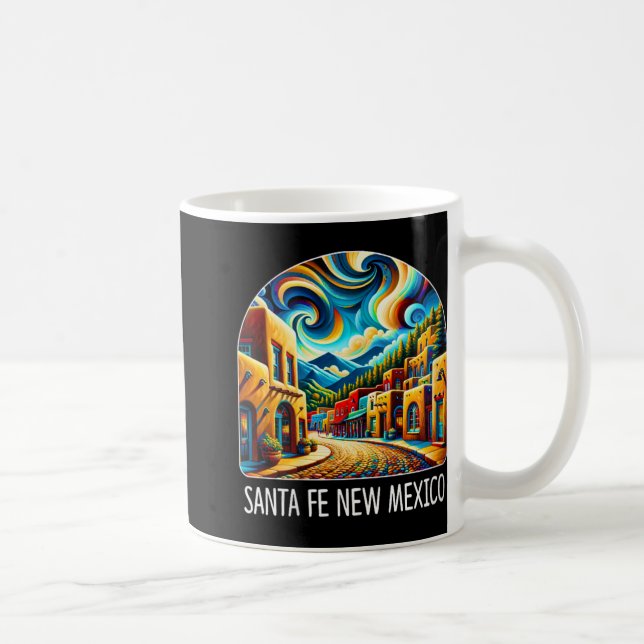 Womens Santa Fe New Mexico - Expressionism Art - V Kaffeetasse (Rechts)