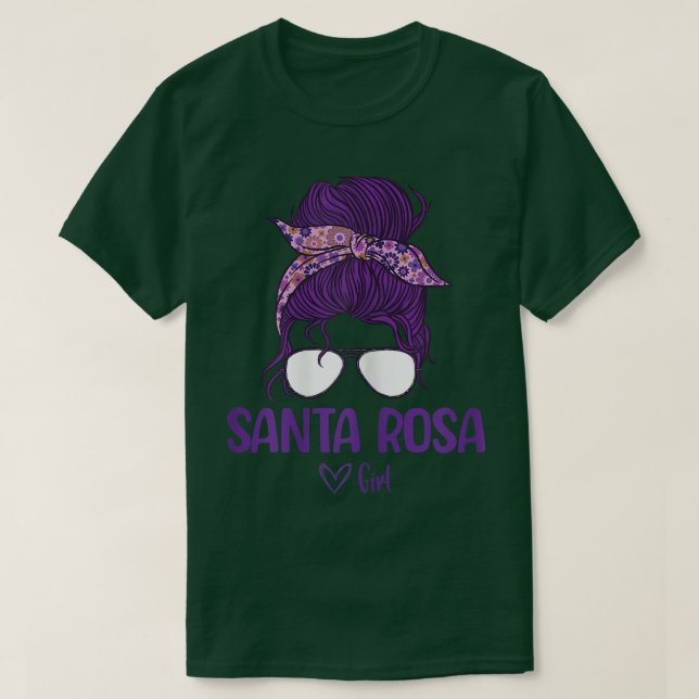 Womens Santa Rosa Girl, Born in Santa Rosa T-Shirt (Design vorne)