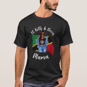 Womens Sassy St Kitts und Nevis Mama leben geboren T-Shirt