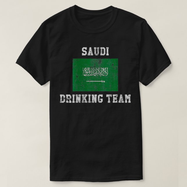 Womens Saudi Drink Team Funny National Pride Gi T-Shirt (Design vorne)
