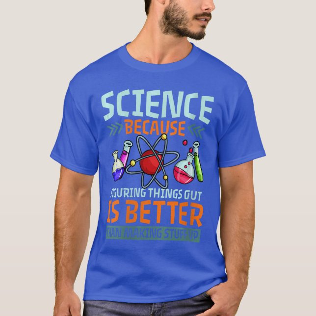 Womens Science Scientist Teacher Student VNeck T-Shirt (Vorderseite)