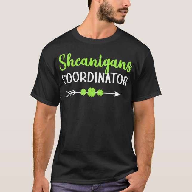 Womens Shenanigans Coordinator Funny Teacher St Pa T-Shirt (Vorderseite)