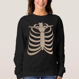Women's Skeleton Sweatshirt for Halloween Party