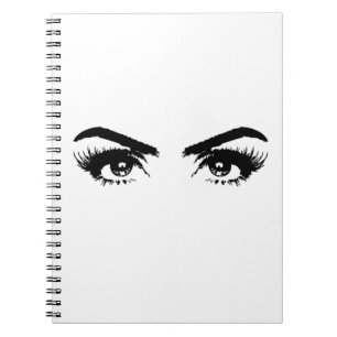 Womens Sketch Eyebrows Notizblock