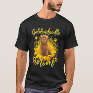 Womens Sonnenblume Goldendoodle Mama Hund Mutterta T-Shirt