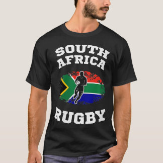 Womens South Africa Springboks Rugby Veck T-Shirt