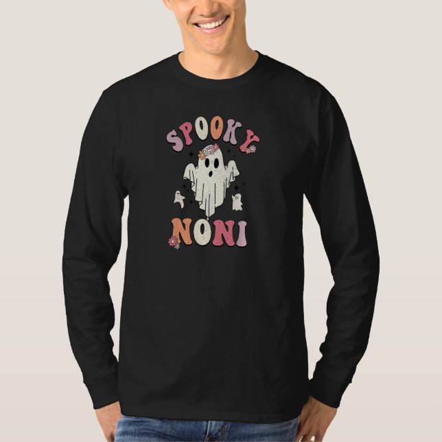 Womens Spooky Noni  Cute Ghost Noni Halloween T-Shirt (Vorderseite)