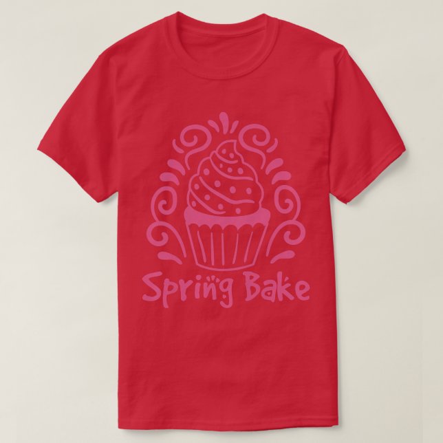 Womens Spring Bake Design for a Baking Lover T-Shirt (Design vorne)