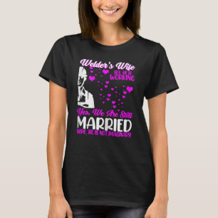 Womens Stick Welding Valentine's Day Welder's Ehef T-Shirt