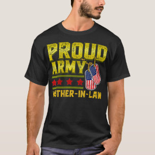 Womens Stolze Armee Mutter im US-Militär unter der T-Shirt