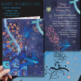 Women's Strength & Spirit Women's Day Card Feiertagskarte