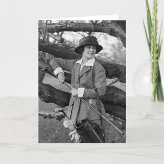 Women's Style in Golf Atture, Anfang der 1900er Ja Karte