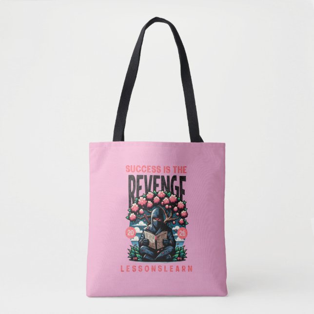 WOMEN'S SUCCESS REVENGE LESSONS LEARN TOTE BAG  (Vorderseite)