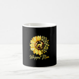 Womens Sunflower Whippet Mama Dog Lover Geschenk Kaffeetasse