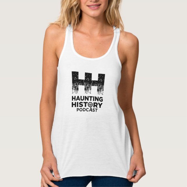Womens Tank White HHP Logo Top (Vorderseite)