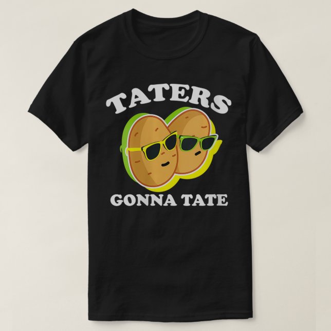 Womens Taters Gonna Tate VNeck T-Shirt (Design vorne)