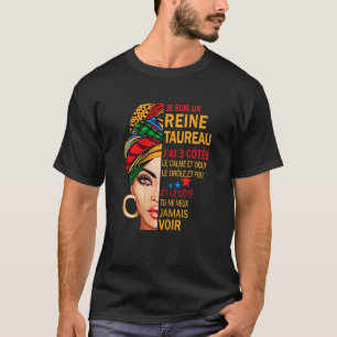 Womens Taurus Königin I 3 Sides Taurus Geburtstag T-Shirt