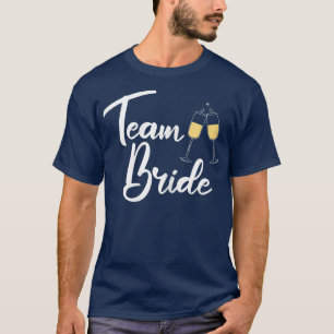 Womens Team Bride Junggeselinnen-Abschied T - Shir T-Shirt