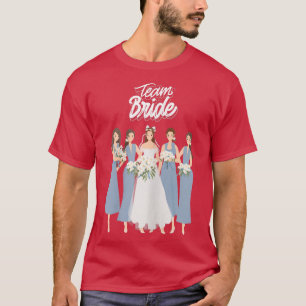 Womens Team Bride Team Bride Hen Party T-Shirt