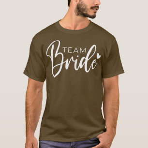 Womens Team Bride Wedding Party und Bachelorette P T-Shirt