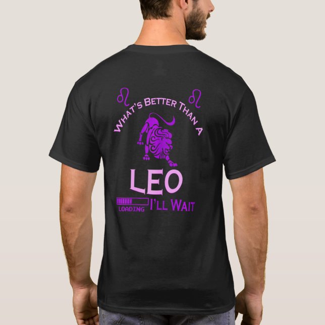 Womens Team Leo Zodiac Leo Girl Leo Queen Astrolog T-Shirt (Rückseite)
